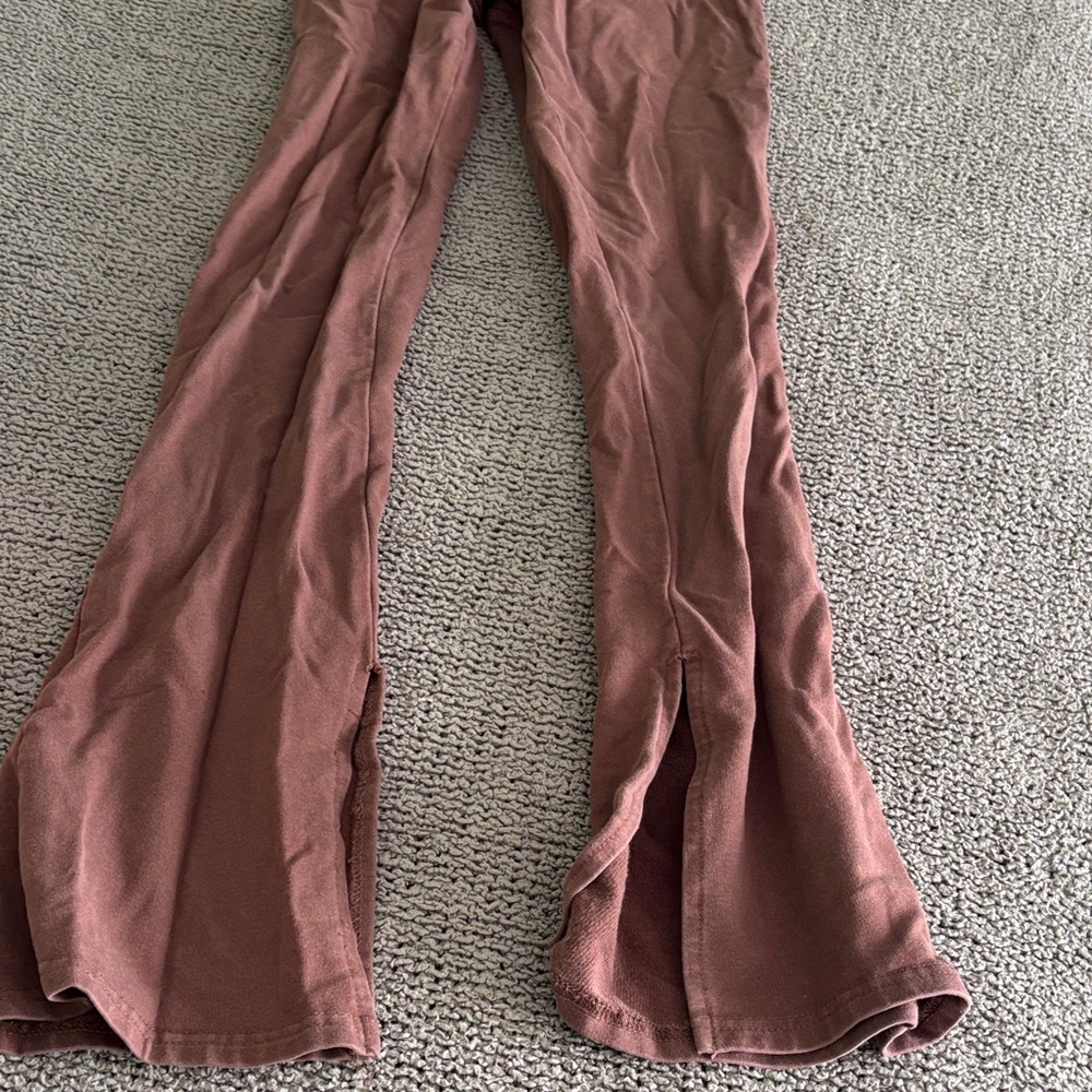 Brown Flared leggings